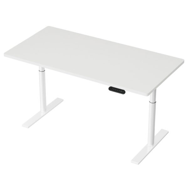 HomeDiscount-Standing Desk Motorised Electric Dual Motor 140CM White