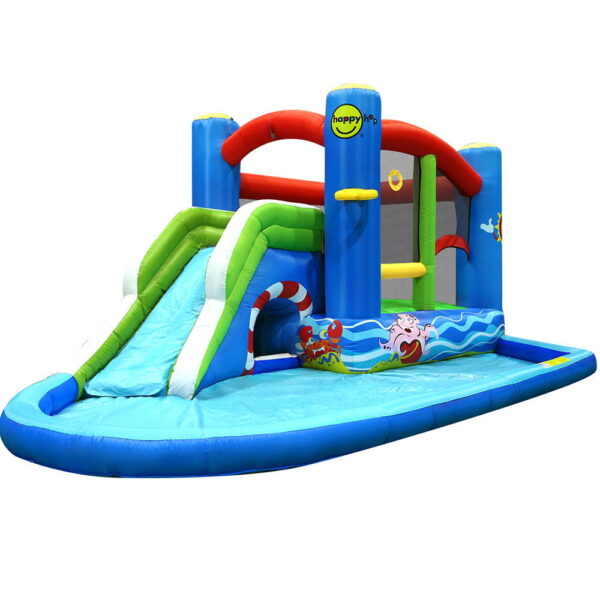 HomeDiscount-Inflatable Water Slide Jumping Trampoline Castle Bouncer Toy Splash