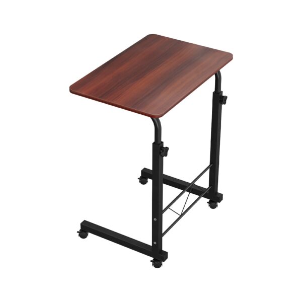 HomeDiscount-Laptop Desk Table Adjustable 60CM Dark Wood