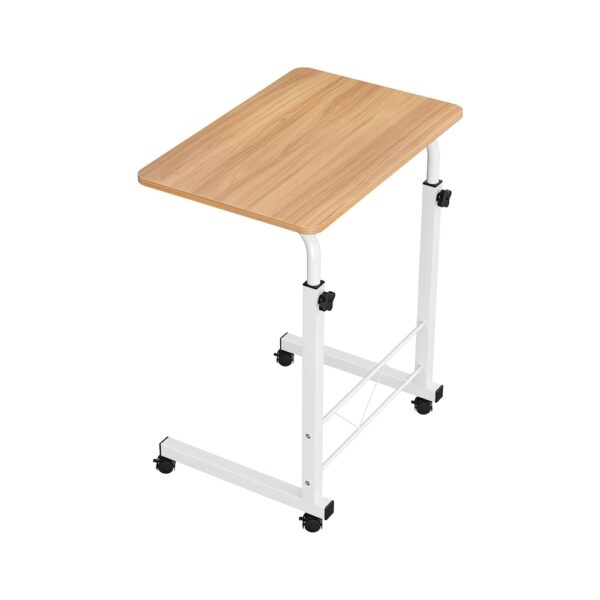 HomeDiscount-Laptop Desk Table Adjustable 60CM Light Wood