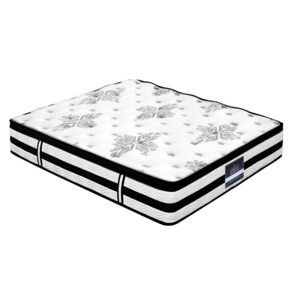 HomeDiscount-34cm Mattress Euro Top Pocket Spring Double