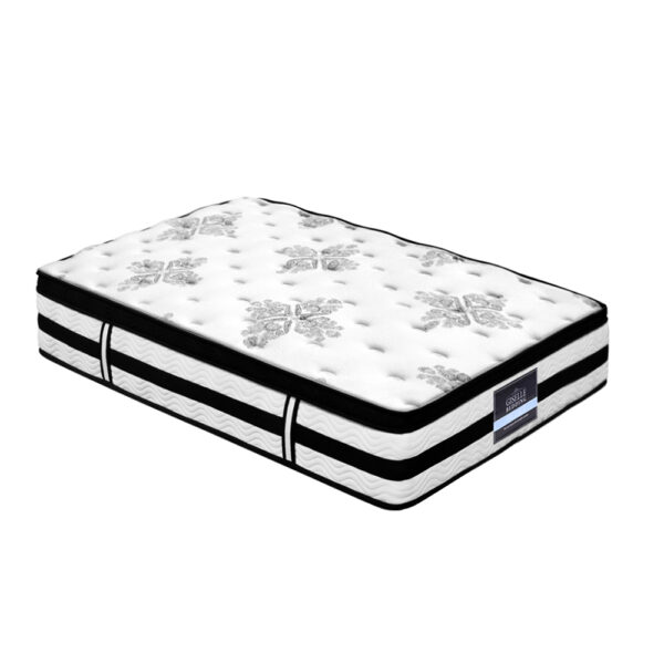 HomeDiscount-34cm Mattress Euro Top Pocket Spring King Single