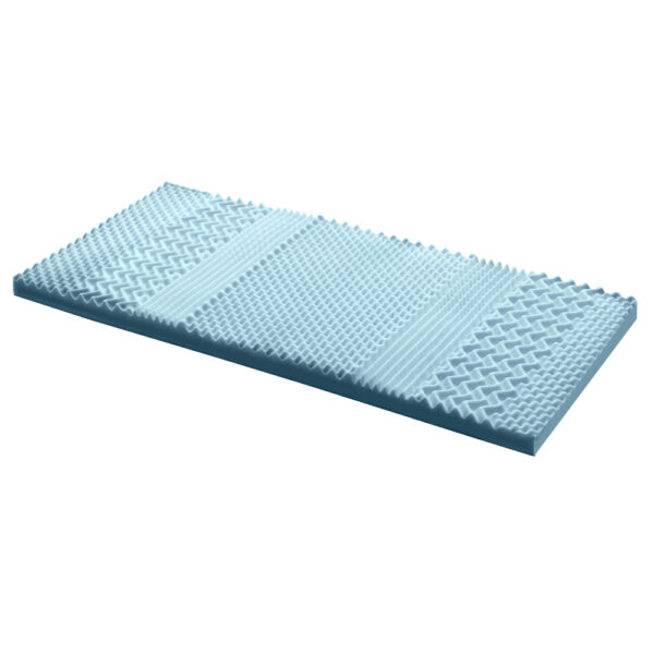 HomeDiscount-Memory Foam Mattress Topper 7-Zone 8cm Single