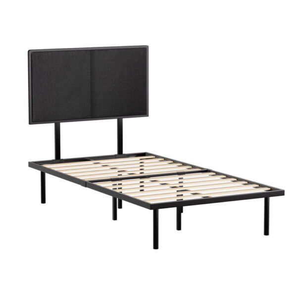 HomeDiscount-Bed Frame King Single Size Metal Frame NOE