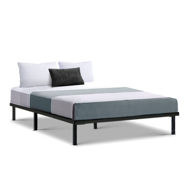 HomeDiscount-Bed Frame Double Size Metal Frame TED