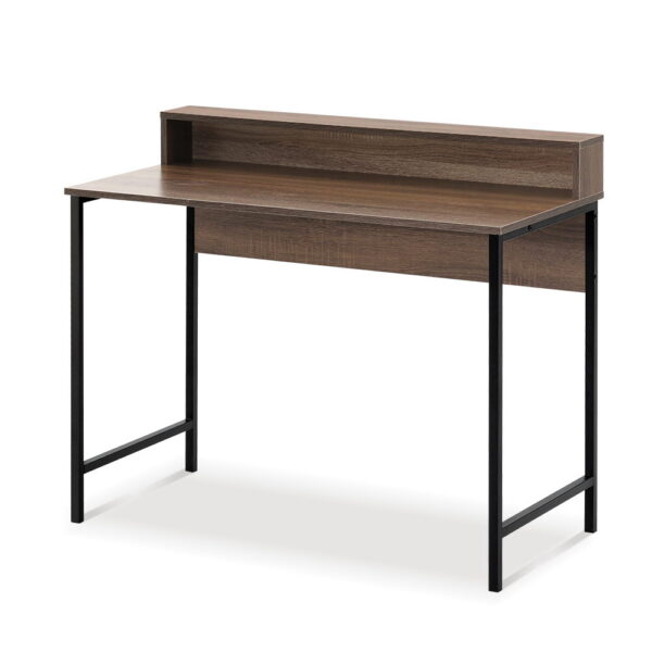 HomeDiscount-Computer Desk Shelf Oak 100CM