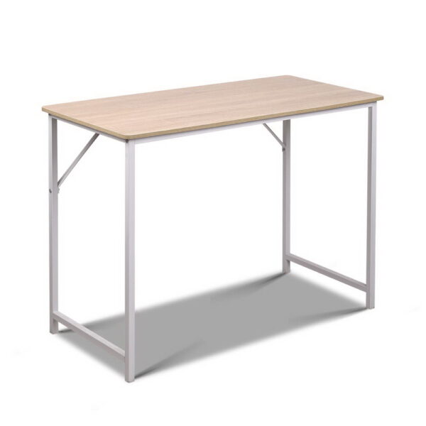 HomeDiscount-Computer Desk Oak 100CM