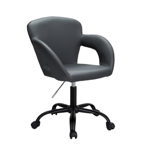 HomeDiscount-Office Chair Mid Back Grey