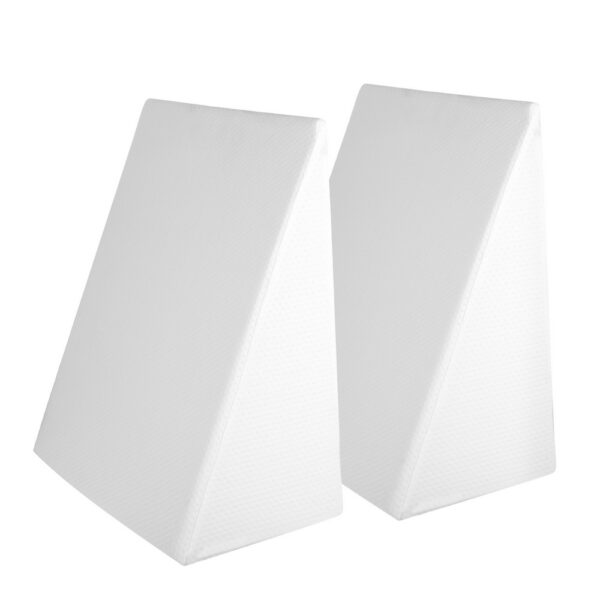 HomeDiscount-Wedge Pillow White Twin Pack