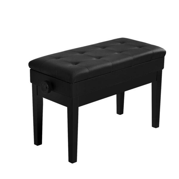 HomeDiscount-Piano Bench Stool Adjustable Height Keyboard Seat