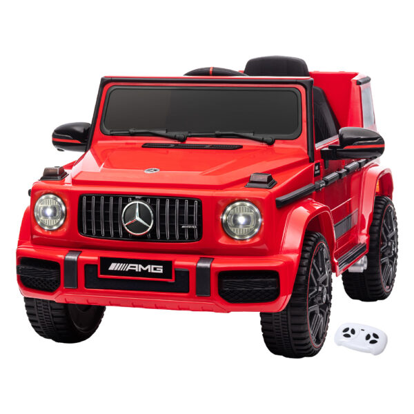 HomeDiscount-Kids Electric Ride On Car Mercedes-Benz Licensed AMG G63 Toy Cars Remote Red