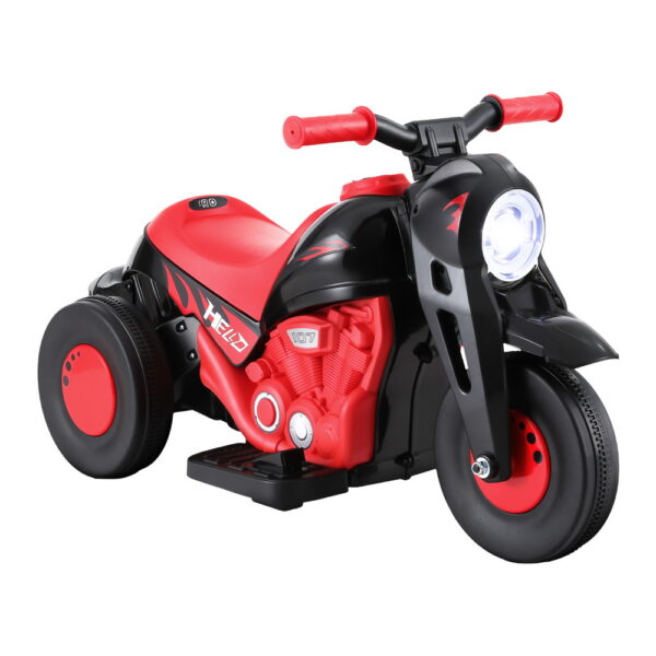 HomeDiscount-Kids Ride On Car Motorcycle Motorbike with Bubble Maker Electric Toy 6V Red