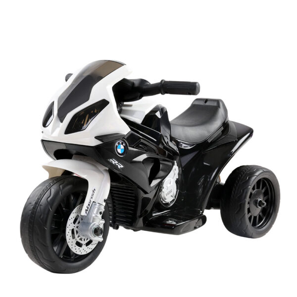 HomeDiscount-Kids Electric Ride On Car Police Motorcycle Motorbike BMW Licensed S1000RR Black