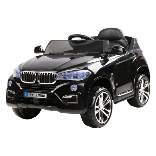 HomeDiscount-Kids Electric Ride On Car SUV BMW-Inspired X5 Toy Cars Remote 6V Black