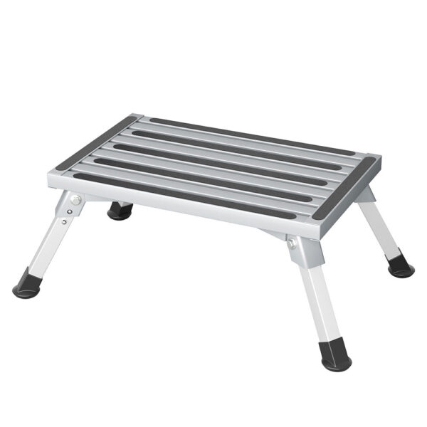 HomeDiscount-Step Folding Aluminium Step Ladder Stool