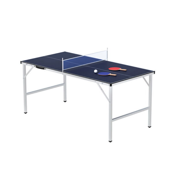 HomeDiscount-Table Tennis Ping Pong Table Portable Foldable Family Game Home Indoor