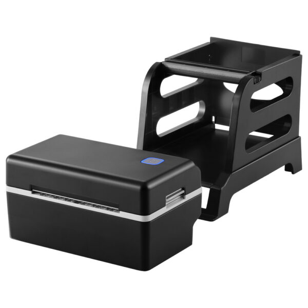 HomeDiscount-Thermal Label Printer Shipping Address Barcode USB Label Maker with Stand