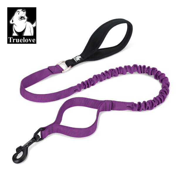 HomeDiscount-Military Dog Leash 2.5 cm width and 1.4 m length - Purple L