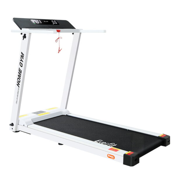 HomeDiscount-Treadmill Electric Home Gym Fitness Exercise Fully Foldable 450mm White