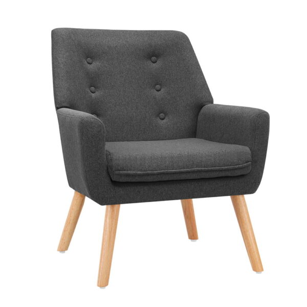 HomeDiscount-Armchair Tub Single Dining Chair