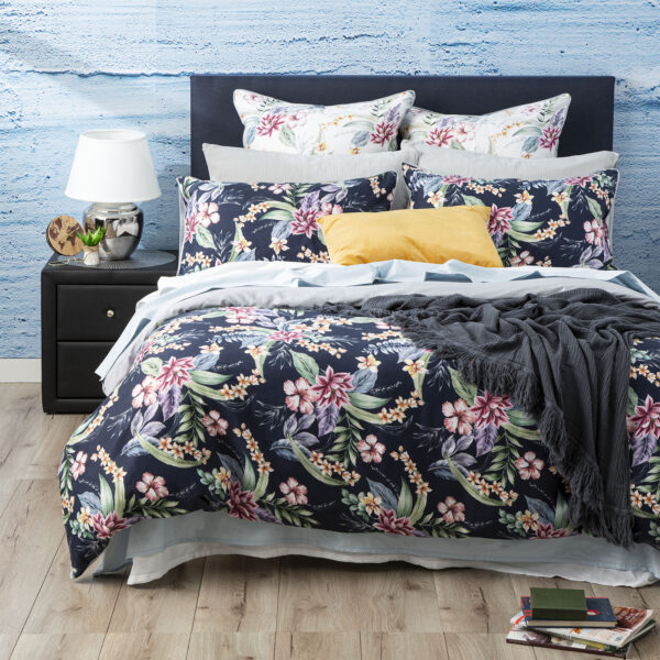 HomeDiscount-300 TC Sophie Cotton Quilt Cover Set by Renee Taylor King