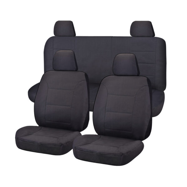 HomeDiscount-Challenger Canvas Seat Covers - For Nissan Frontier D40 Series Dual Cab (2006-20