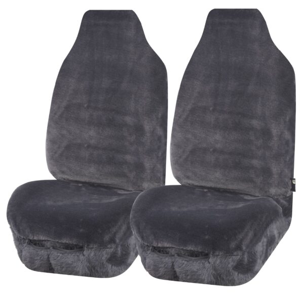 HomeDiscount-Universal Finesse Faux Fur Seat Covers - Universal Size