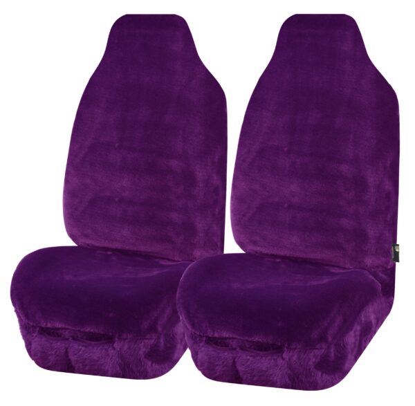 HomeDiscount-Universal Finesse Faux Fur Seat Covers - Universal Size