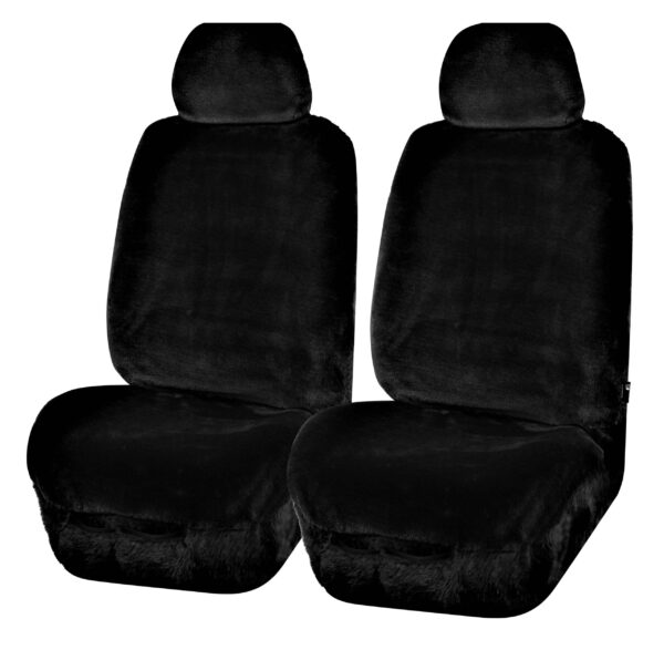 HomeDiscount-Universal Finesse Faux Fur Seat Covers - Universal Size