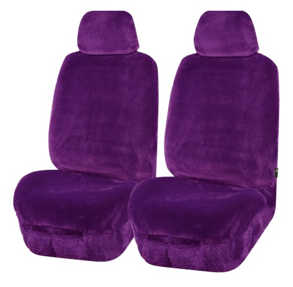 HomeDiscount-Universal Finesse Faux Fur Seat Covers - Universal Size