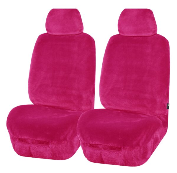 HomeDiscount-Universal Finesse Faux Fur Seat Covers - Universal Size