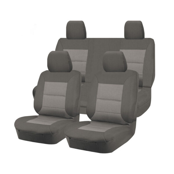 HomeDiscount-Premium Jacquard Seat Covers - For Nissan Frontier D23 Series Dual Cab (2015-201