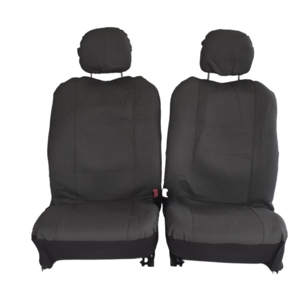 HomeDiscount-Challenger Canvas Seat Covers - For Nissan Frontier D40 Dual Cab (2007-2020)