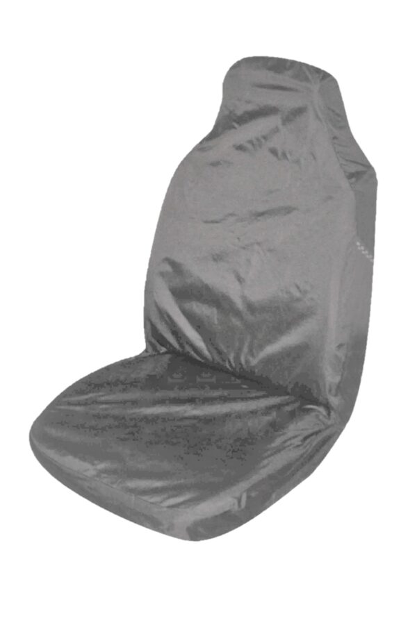 HomeDiscount-Universal Supreme Throwover Seat Cover Canvas - Grey