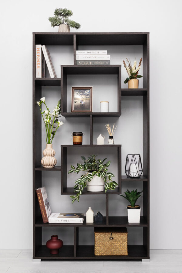 HomeDiscount-MALAGA DISPLAY SHELF - NORDIC ASH