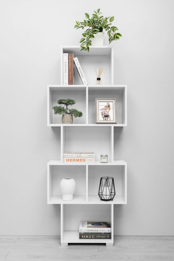 HomeDiscount-LISBON DISPLAY SHELF - WHITE