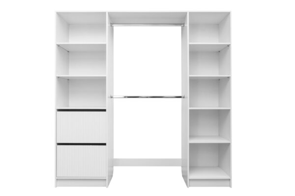 HomeDiscount-BASEL 2M WALK IN WARDROBE KIT - FLUTED