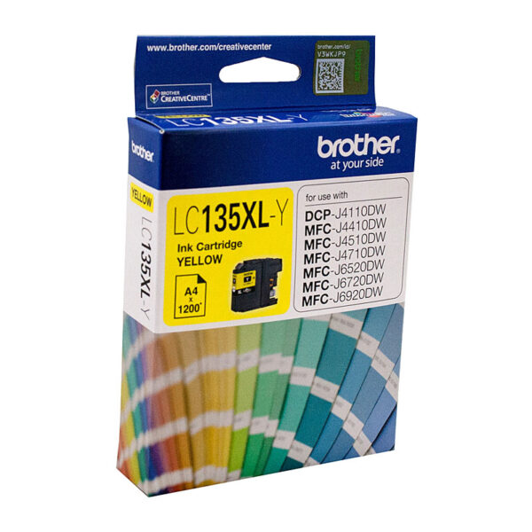 HomeDiscount-LC-135XLY Yellow Ink Cartridge - MFC-J6520DW/J6720DW/J6920DW and DCP-J4110DW/MF