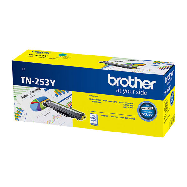 HomeDiscount-TN-253Y Yellow Toner Cartridge to Suit - HL-3230CDW/3270CDW/DCP-L3015CDW/MFC-L3