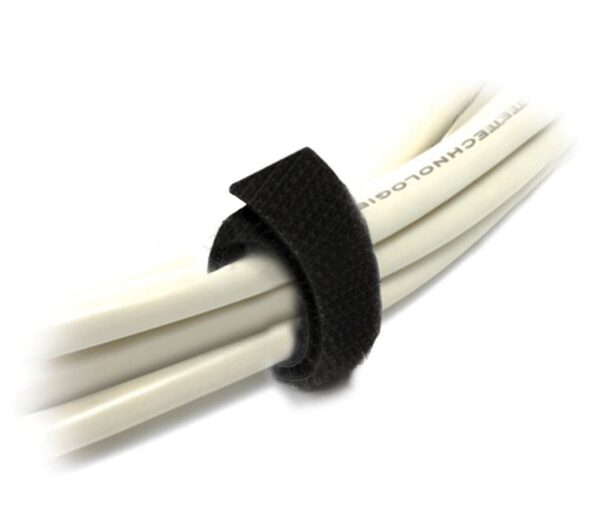 HomeDiscount-25m x 12mm Wide Velcro Cable Tie Hook & Loop Continuous Double Sided Self Adhes