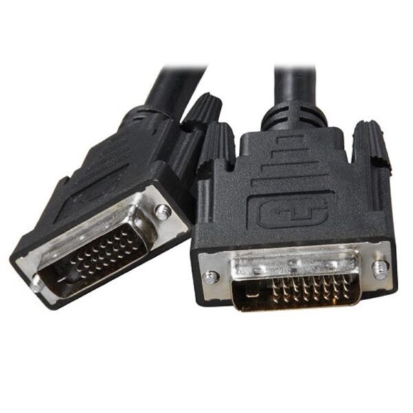 HomeDiscount-DVI-D Dual-Link Cable 1.5m - 28 AWG Dual-link DVI-D Male 25-pin