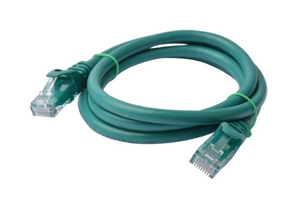 HomeDiscount-Cat6a UTP Ethernet Cable 1m Snagless Green