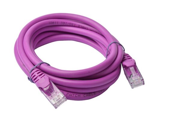 HomeDiscount-Cat6a UTP Ethernet Cable 2m Snagless Purple