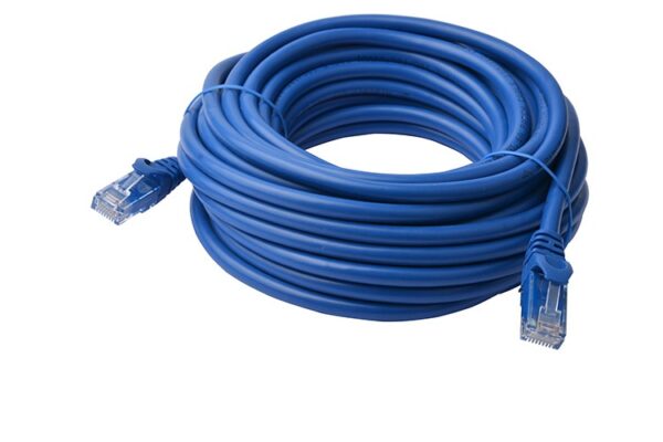 HomeDiscount-Cat6a UTP Ethernet Cable 40m Snagless Blue