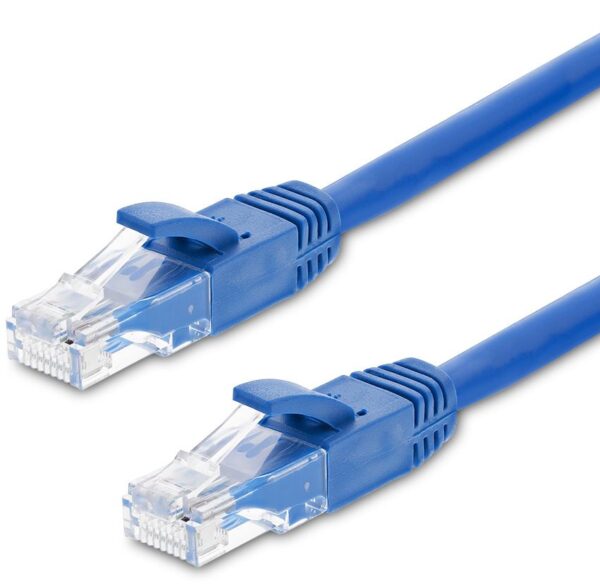 HomeDiscount-CAT6 Cable 0.25m / 25cm - Blue Color Premium RJ45 Ethernet Network LAN UTP Patc