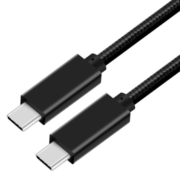 HomeDiscount-USB C cable  Male to Male  3.1v  Gen. 2  support 10G  Nickle plating  with Nylo