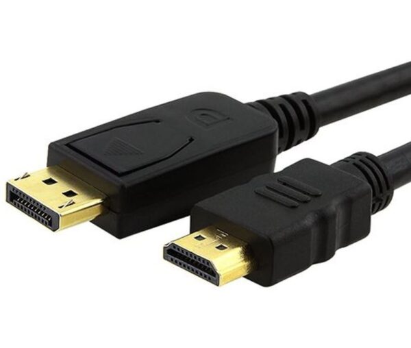 HomeDiscount-DisplayPort DP to HDMI Adapter Converter Cable 1m - Male to Male 1080P Gold-Pla