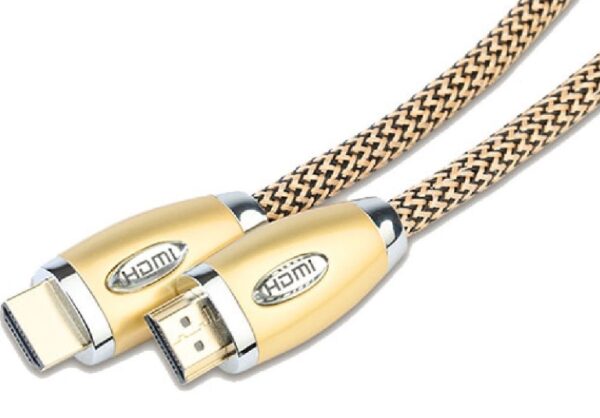 HomeDiscount-Premium HDMI Cable 5m - 19 pins Male to Male 30AWG OD6.0mm Nylon Jacket Gold Pl