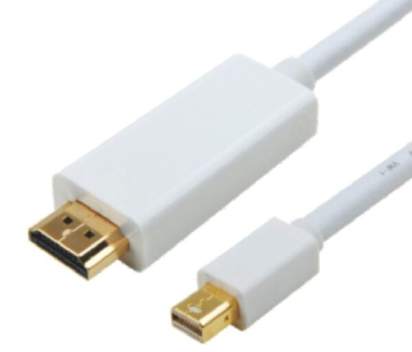 HomeDiscount-Mini DisplayPort DP to HDMI Cable 5m - 20 pins Male to 19 pins Male 32AWG Gold