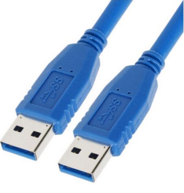 HomeDiscount-USB 3.0 Cable 1m - Type A Male to Type A Male Blue Colour